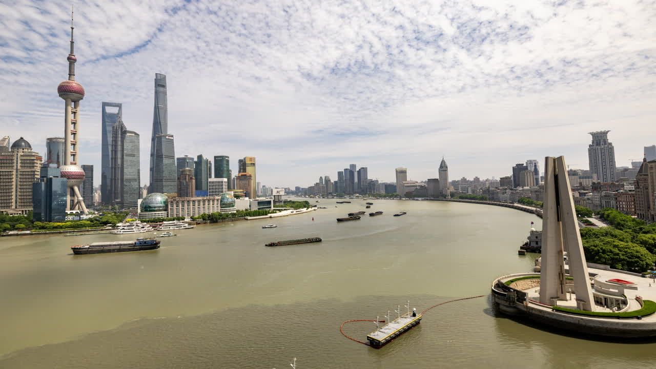 Timelapse of the amazing Shanghai city skyline