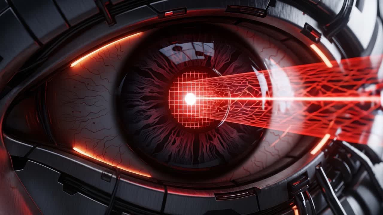 Exploring the Intricacies of a Cybernetic Eye: A Deep Dive into the Futuristic Mechanics of Vision and Technology Embodied within a Stunning Robotic Visual