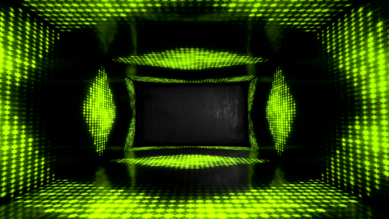 el escenario de dicko llevó a la danza de la luz - video de stock 4k - bucle