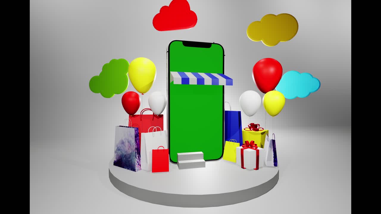 온라인 쇼핑 모바일 애플리케이션 홍보