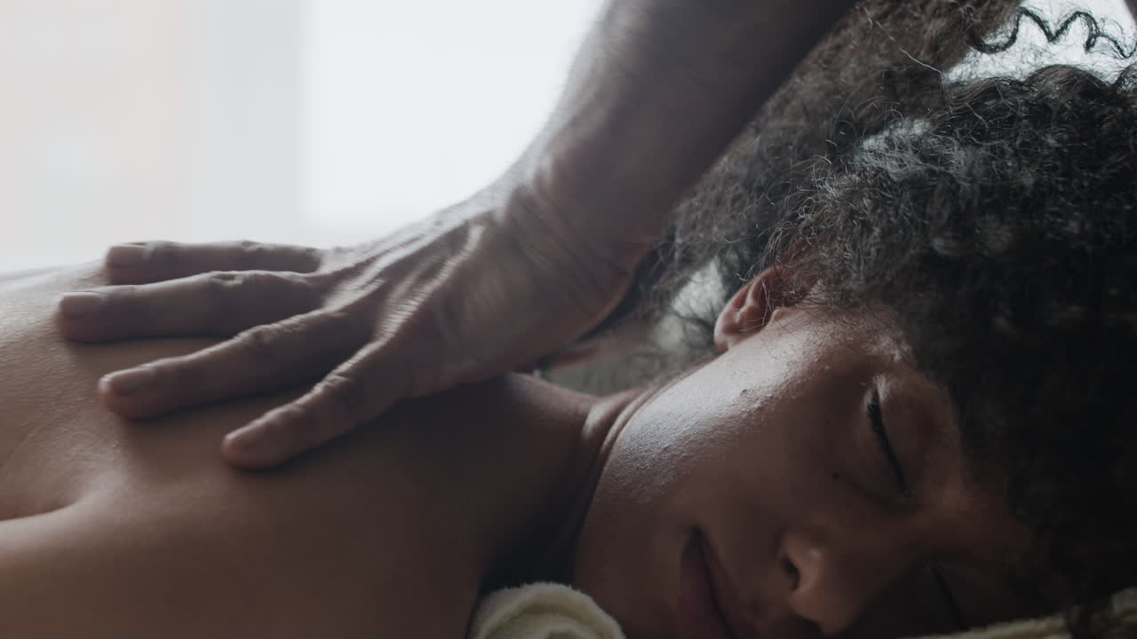 Relaxing back massage