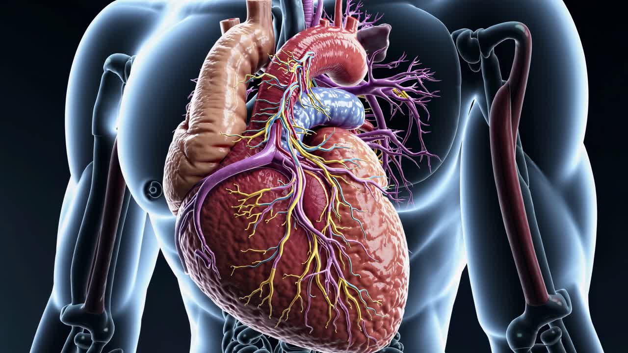 anatomía del corazón humano