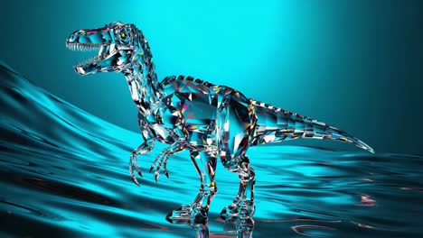 crystal dinosaur