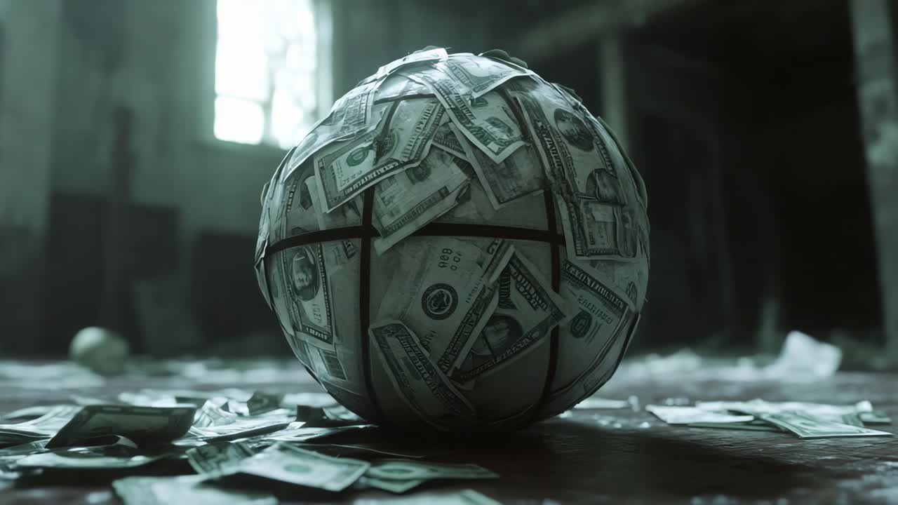 Money Egg in an Abandoned Building