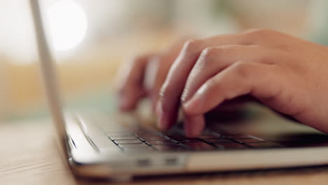 Laptop,-research-and-hands-of-person-typing