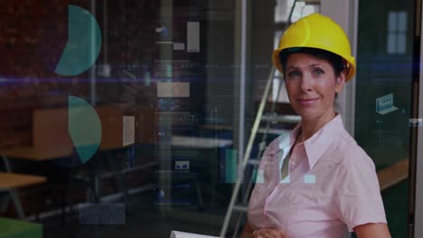 arquitecto que lleva planes de negocios 4k