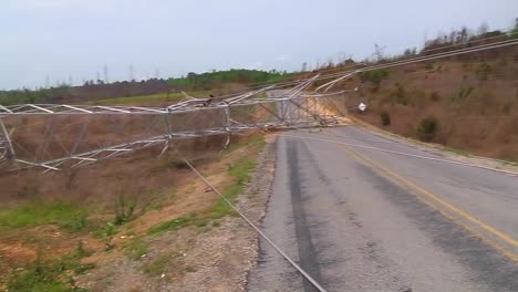 power lines are down following a large weather event 1