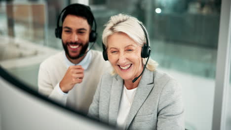 customer service representatives at work