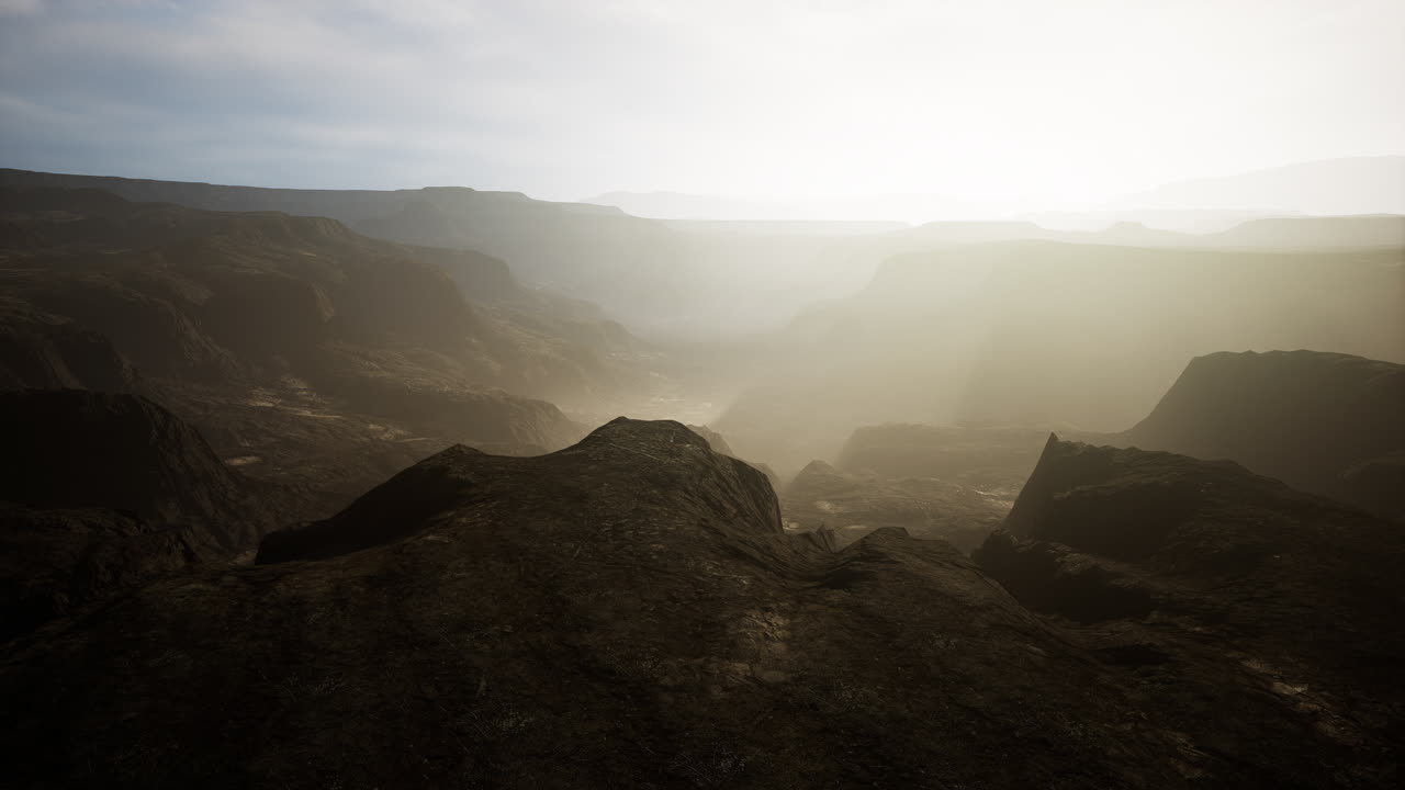 niebla matutina en el desierto de sinaí