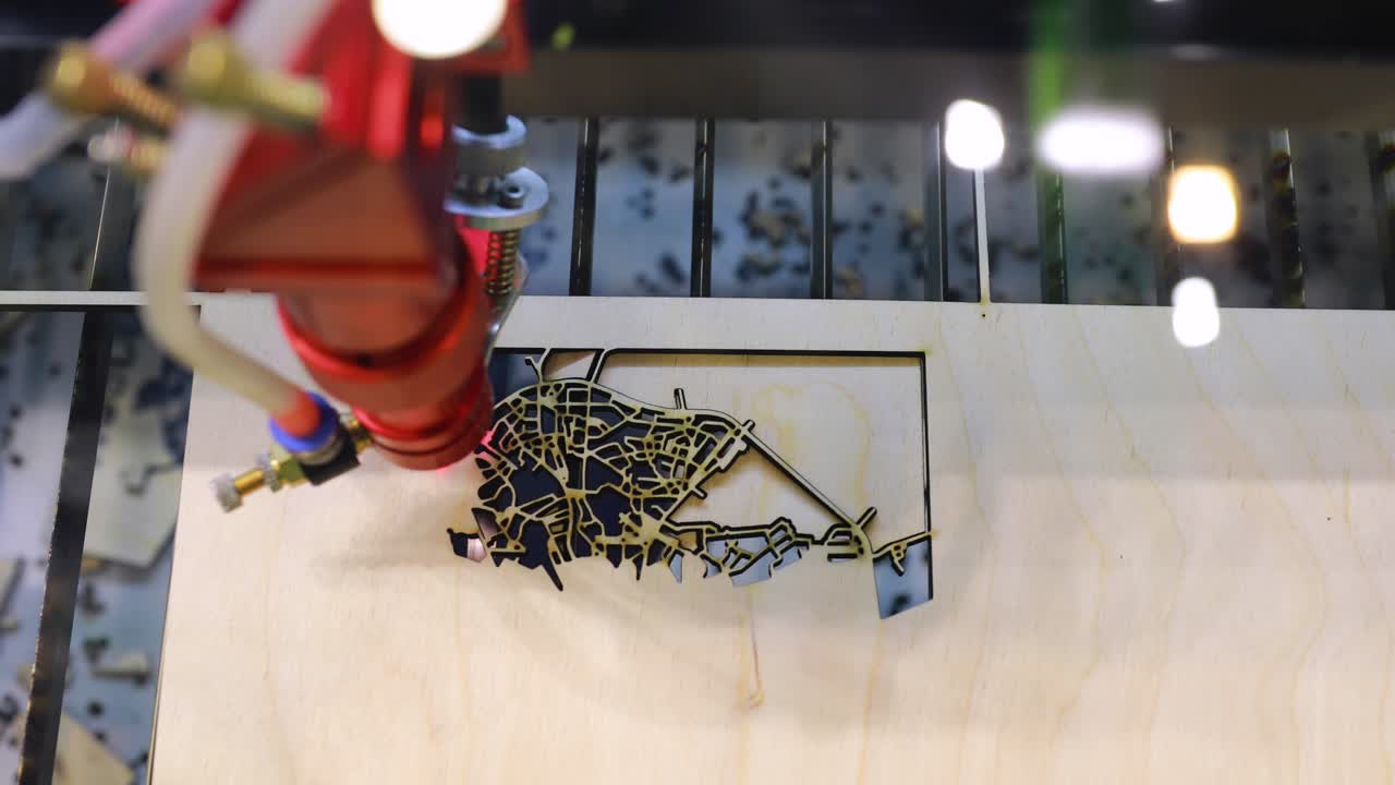 cnc 연소 레이저 목재 가공 목재 가공 기계, 산업에서 현대 기술.