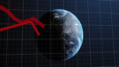 Statistics-data-over-planet-earth.