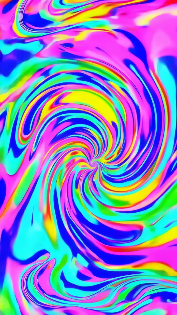 Motivo a spirale psichedelico vibrante