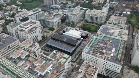 vista aérea del proyecto comercial sez de tecnología de la información multibloque