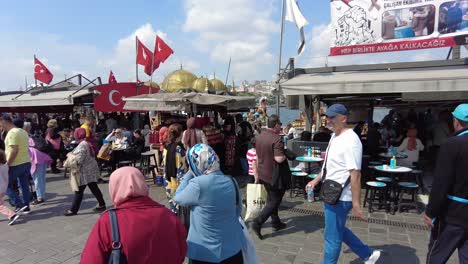 istanbul street food market at the bosphorus