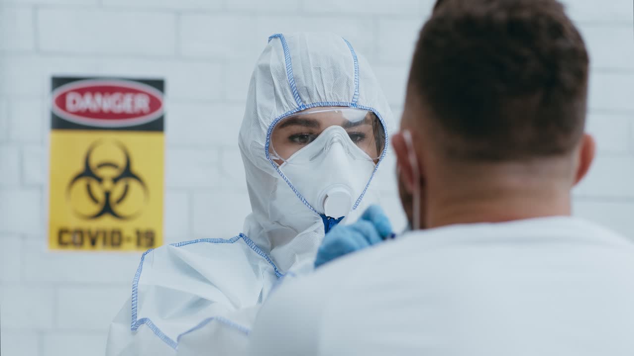 prueba de hisopo nasal de covid-19