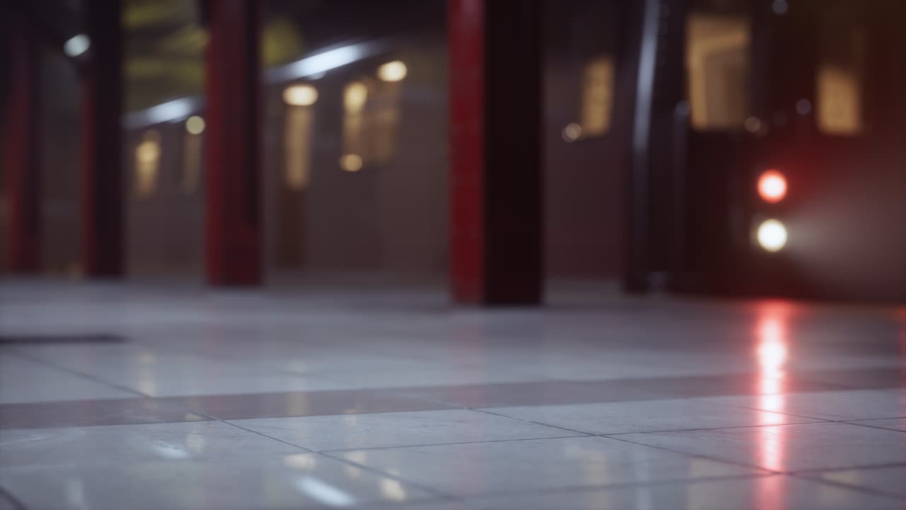 estación de metro vacía durante la pandemia de coronavirus covid-19