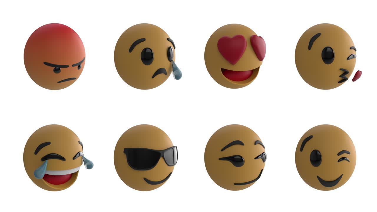 Iconos de emoji 4K