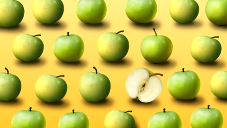 background from fresh apples