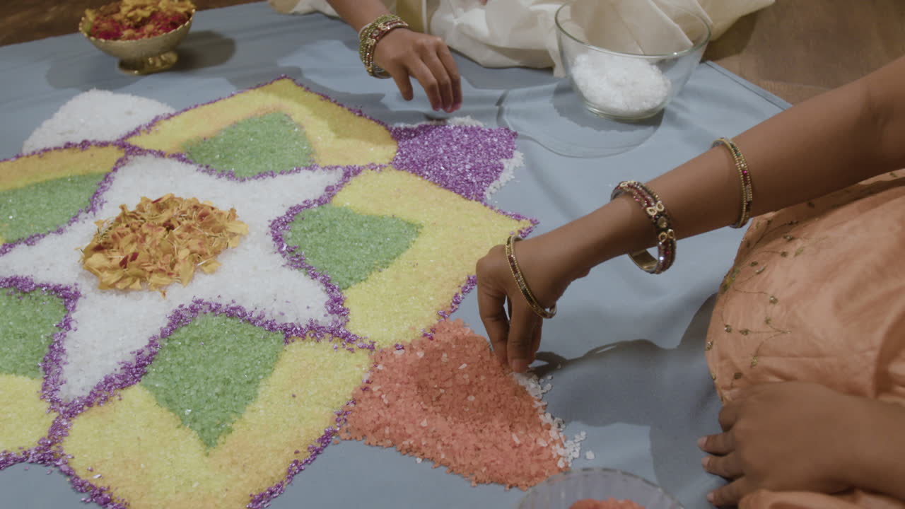 Rangoli Making