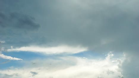 dark after rainy clouds, nature's stormy day, stormy storms and cloudscapes on the horizon, beautiful panoramic view of the horizon