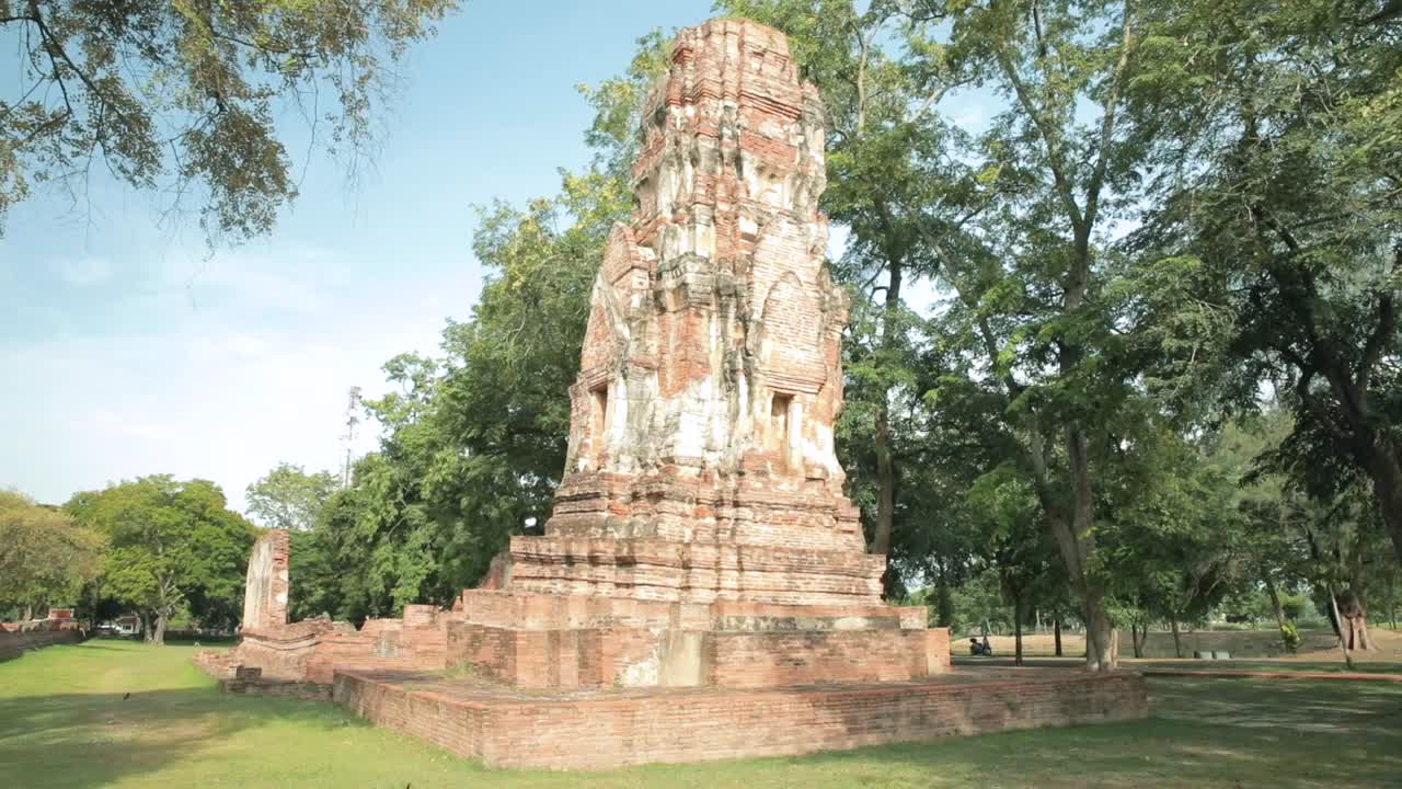 parque histórico de ayutthaya ruinas del templo tailandés.