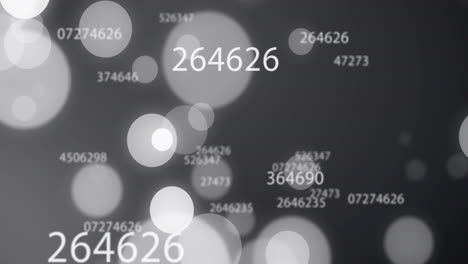 Animation of white spots over data processing