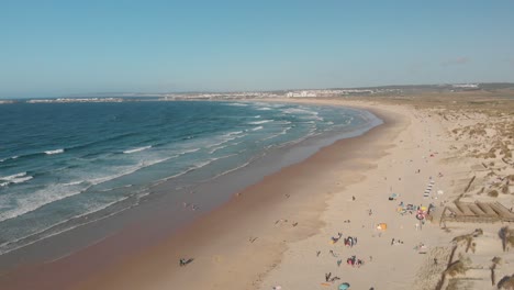 peniche , portugal aerial flight