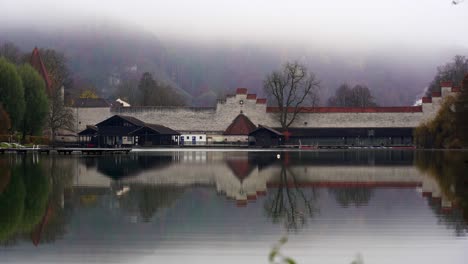 Burghausen-in-the-mist