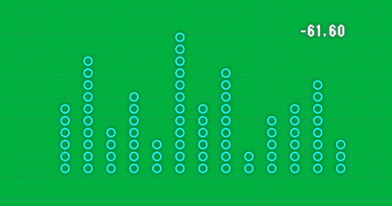 Animation of graph on transparent background