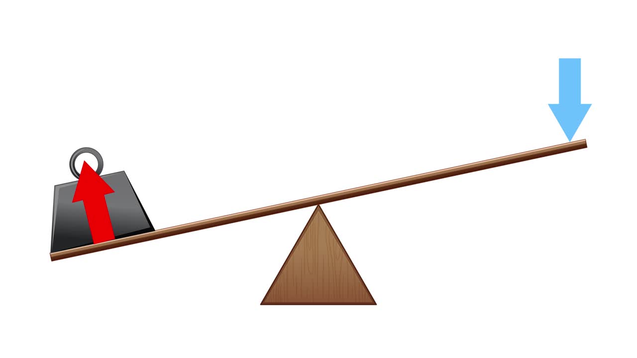 레버 원칙과 힘 역학에 대한 설명