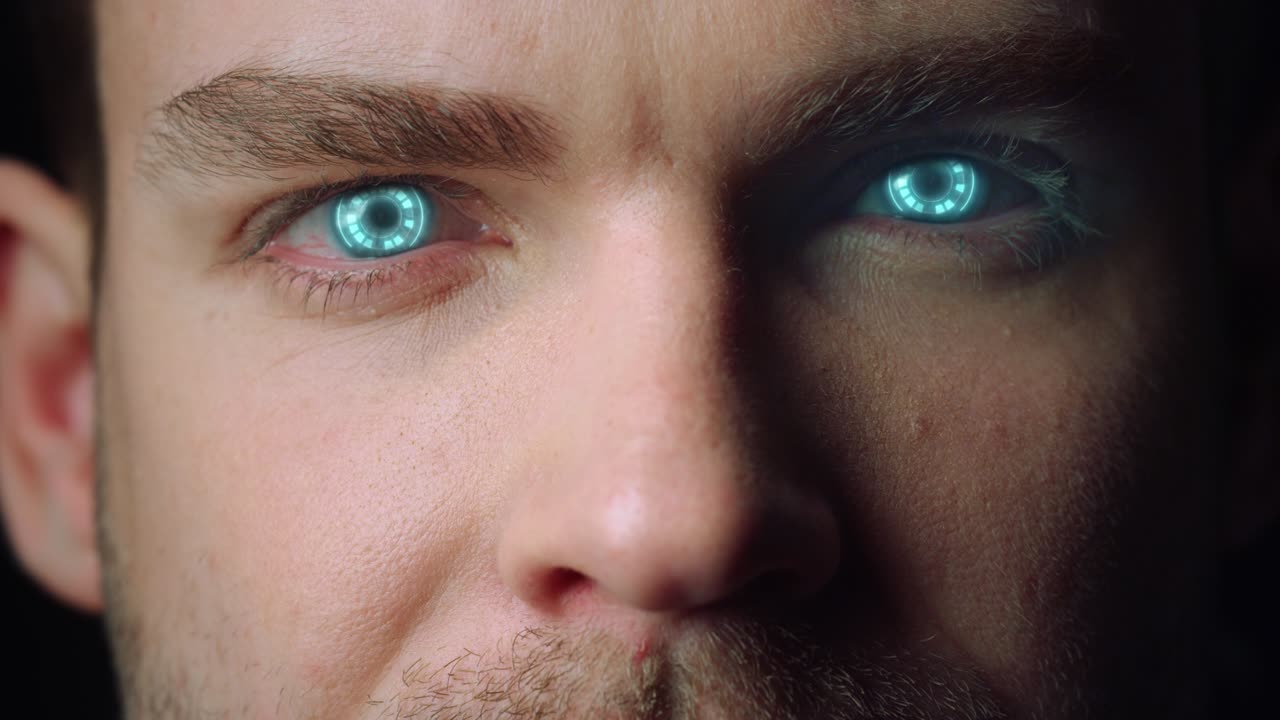 sistema de reconocimiento biométrico denegar el acceso a usuario no verificado bloqueo de primer plano