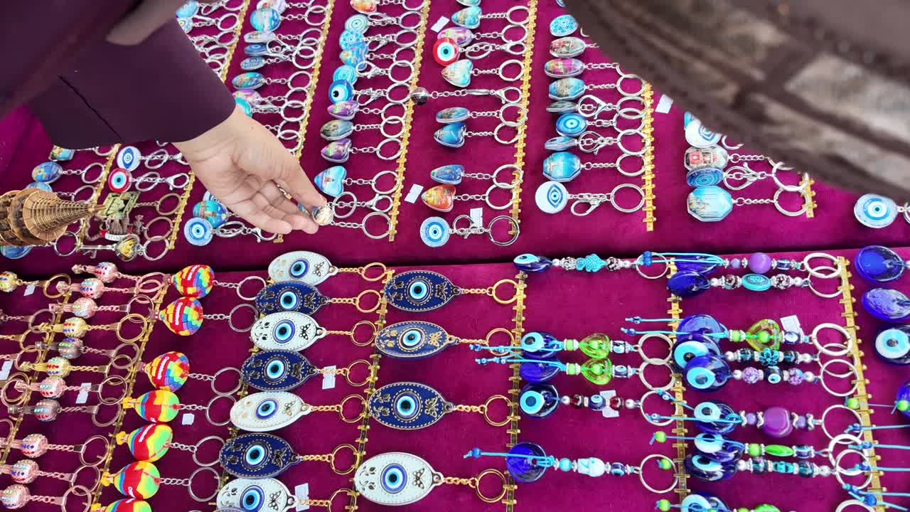 Selection of Evil Eye Charms and Keychains