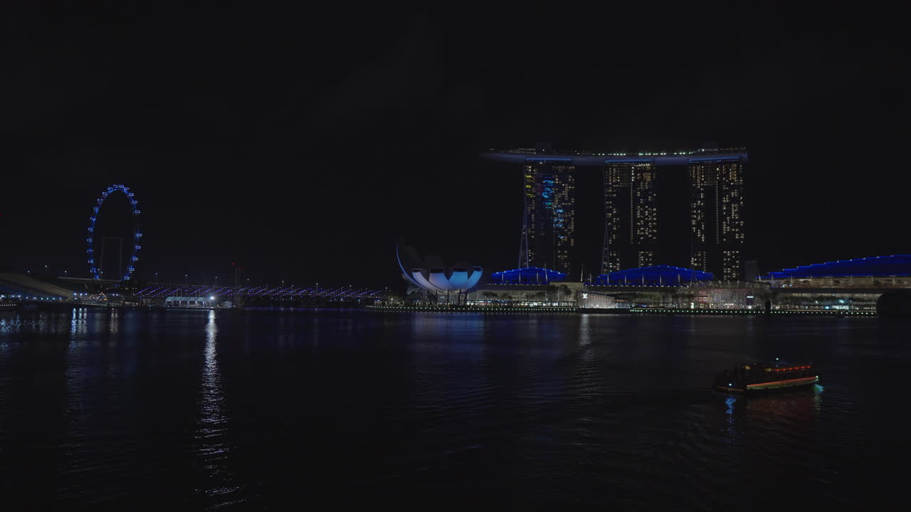 Marina Bay Sands à noite