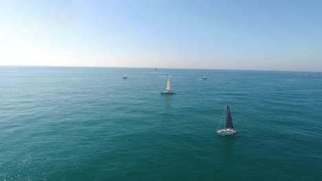 A-group-of-sailing-boats