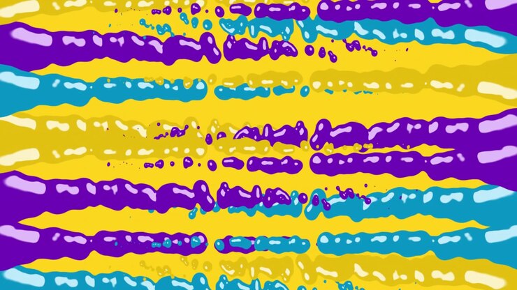 Seamless purple and blue colour animation