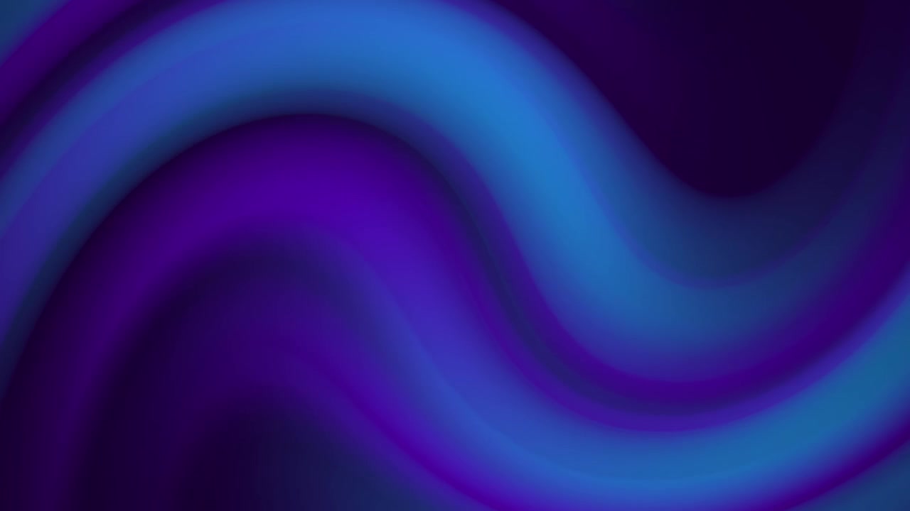 Sfondo animato con onde sfumate astratte blu e viola fluide