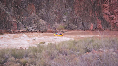 white water river rafting down the colorado river in the grand canyon