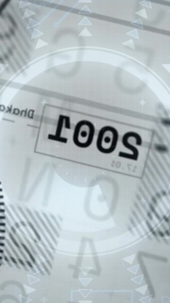 Global databehandling-animation over verdenskort og numeriske koder