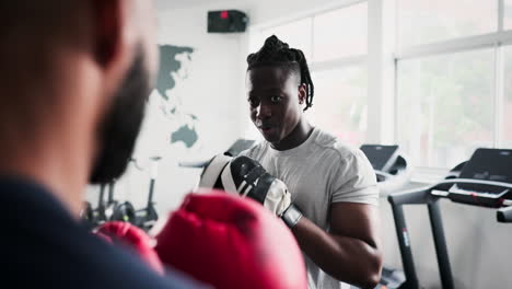 boxing training session