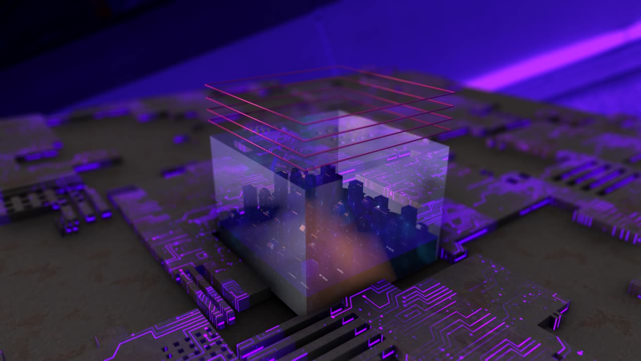 Abstract Digital Background 4K