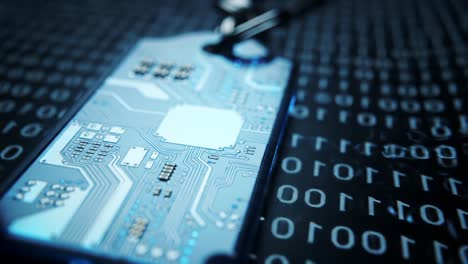 exploring the intricacies of circuit boards: a glimpse into advanced technology and digital connectivity through macro photography