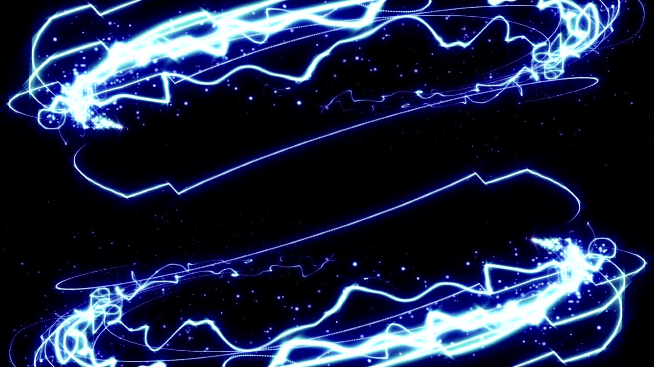 마법의 입자 반지 추상적인 배경, 애니메이션, 렌더링, 루프