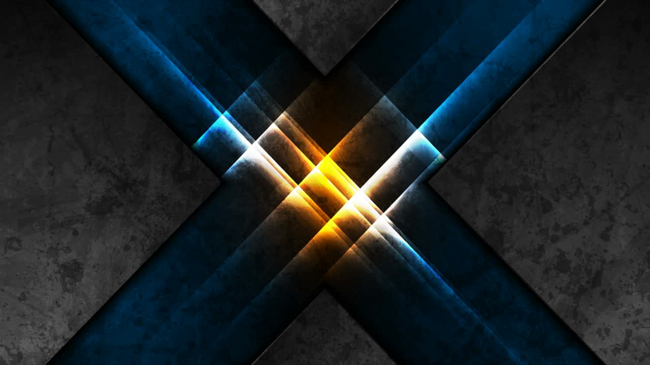 fondo de movimiento de color azul naranja brillante de neón grunge