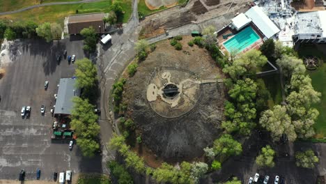 caldera de la granja, también conocida como el cráter