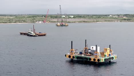 gas supply sea platforms for ships in manzanillo, dominican republic