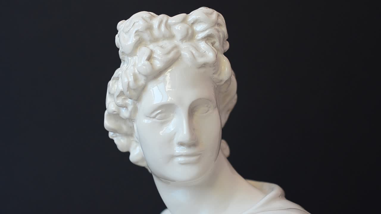 Buste af personen. Optagelse af en figur