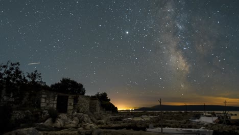 milky way timelapse