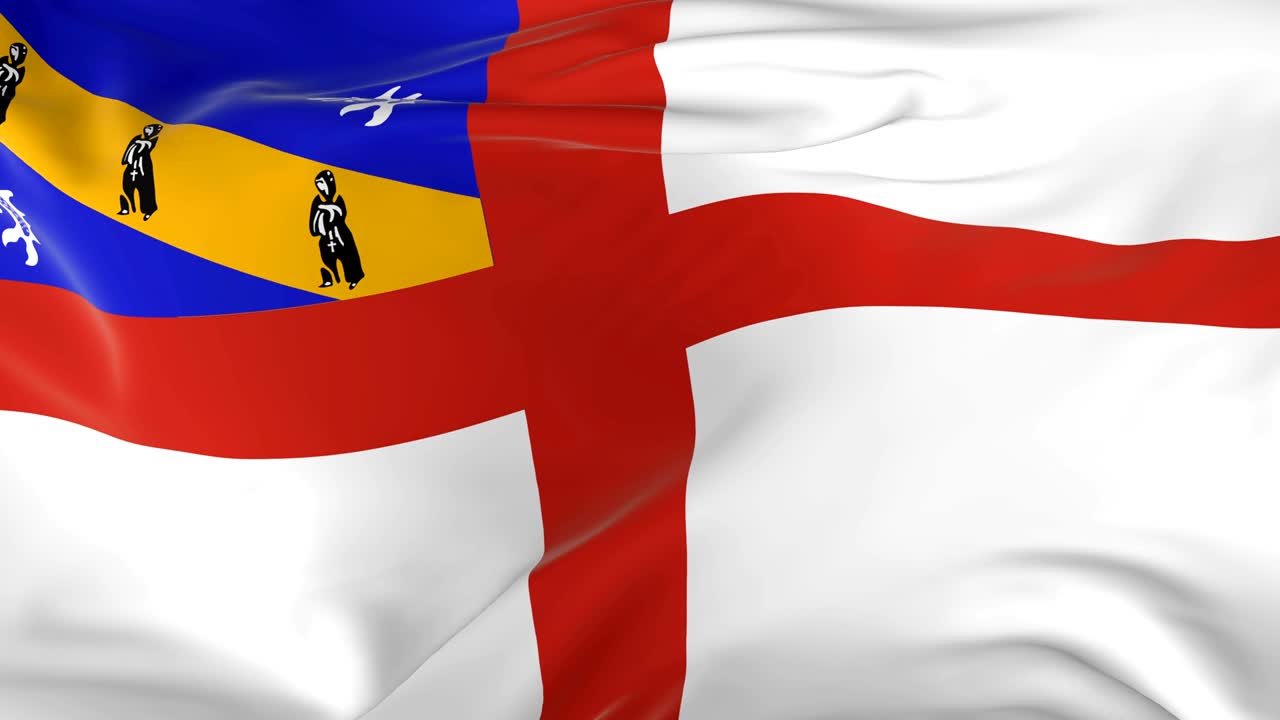 배경으로 루프 발을 흔들고 있는 herm