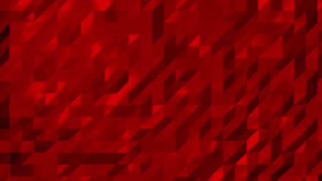 patrón geométrico rojo abstracto 3d. fondo metálico de mosaico para presentación de negocios