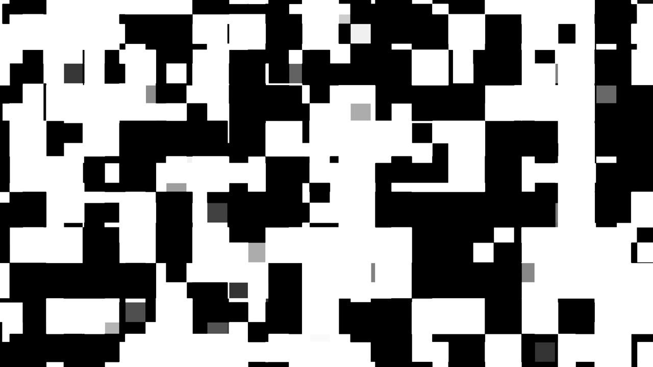 linhas abstratas horizontais, verticais e oblíquas que se cruzam com círculos concêntricos listras de traço de pincel fundo de transição preto e branco, animação de pintura, canal alfa